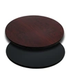 CLICKHERE2SHOP 24" ROUND TABLE TOP WITH REVERSIBLE LAMINATE TOP