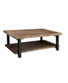 ALATERRE FURNITURE POMONA 48"L METAL AND RECLAIMED WOOD COFFEE TABLE