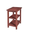 ALATERRE FURNITURE COUNTRY COTTAGE 2 SHELF END TABLE