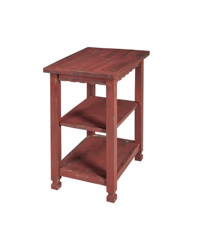 Alaterre Furniture Country Cottage 2 Shelf End Table