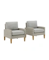 Crosley Capella Outdoor Wicker 2 Piece Chair Set