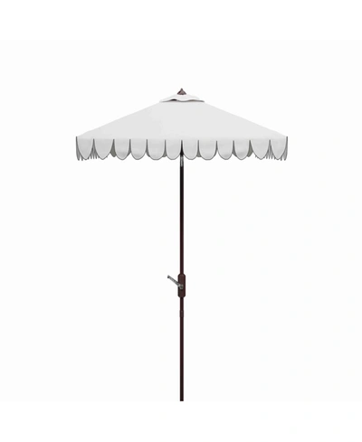 Safavieh Venice 7.5' Square Umbrella In White