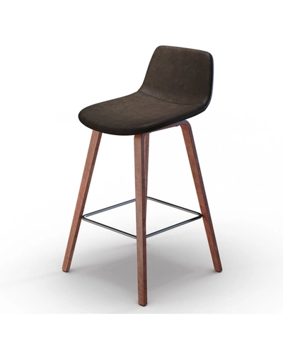 Simpli Home Addy Counter Stool, Set Of 2 In Brown