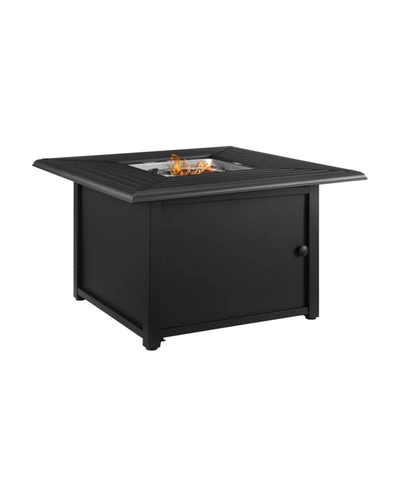 Crosley Dante Metal Fire Table In Black