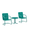 Crosley Bates 3 Piece Outdoor Chair Set