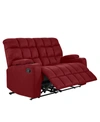 HANDY LIVING PROLOUNGER WALL HUGGER STORAGE 2 SEAT RECLINING SOFA