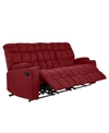 HANDY LIVING PROLOUNGER WALL HUGGER STORAGE 3 SEAT RECLINING SOFA