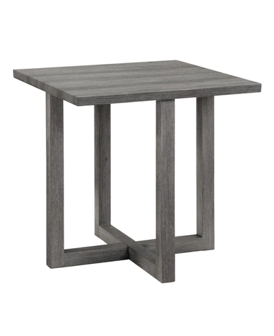 Furniture Of America Odina Square End Table In Light Gray