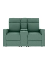 HANDY LIVING PROLOUNGER 2 SEAT TWEED RECLINER LOVESEAT WITH STORAGE CONSOLE