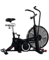SUNNY HEALTH & FITNESS EXERCISE FAN BIKE WITH BLUETOOTH AND HEART RATE COMPATIBILITY - TORNADO LX AIR BIKE