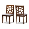 Furniture Lenoir Transitional 2 Piece Dining Chair Set With Seat