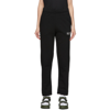 Ganni Software Isoli Tapered Track Pants In 099 Black