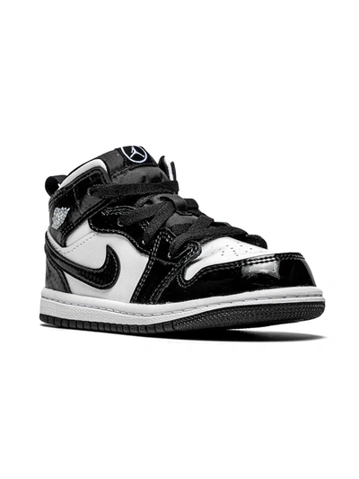 Jordan Kids'  1 Mid Se Sneakers In White