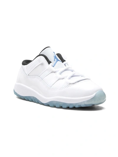 Jordan Babies' Air  11 Low "legend Blue" Sneakers In White/legend Blue