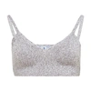 Off-white White Cropped Top In Viscose Blend In White