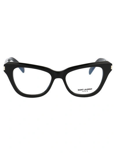 Saint Laurent Sl 472 Glasses In 001 Black Black Transparent