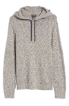Club Monaco Feel Good Hoodie Sweater In Light Blue