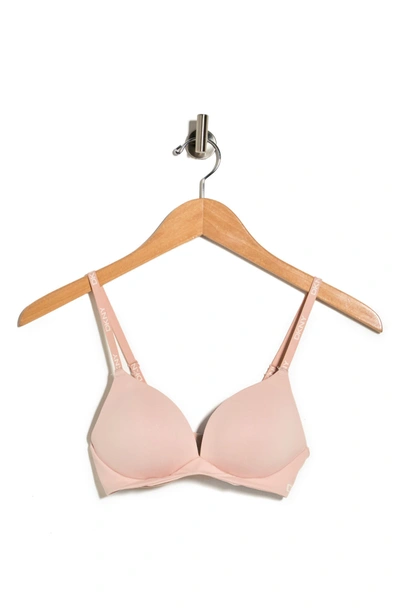 Dkny Wireless T-shirt Bra In Sand