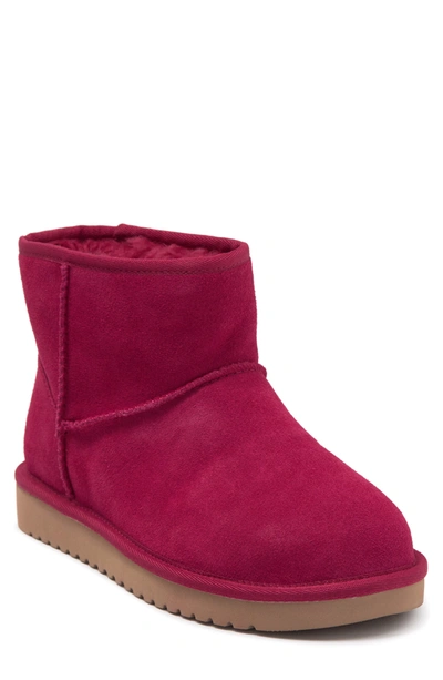 Koolaburra By Ugg Koola Mini Ii Faux Fur Lined Boot In Berry Red
