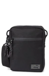 Hex Aspect Water Resistant Canvas Crossbody Pouch In Blck