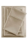 Beautyrest 600 Thread Count Cooling Cotton Rich Sheet Set In Khaki