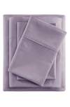 Beautyrest 600 Thread Count Cooling Cotton Rich Sheet Set In Purple