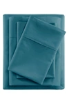 Beautyrest 600 Thread Count Cooling Cotton Rich Sheet Set In Teal