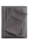 Beautyrest 600 Thread Count Cooling Cotton Rich Sheet Set In Charcoal
