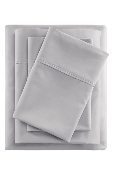 Beautyrest 600 Thread Count Cooling Cotton Rich Sheet Set In Grey