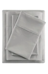 Beautyrest 400 Thread Count Wrinkle Resistant Cotton Sateen Sheet Set In Grey