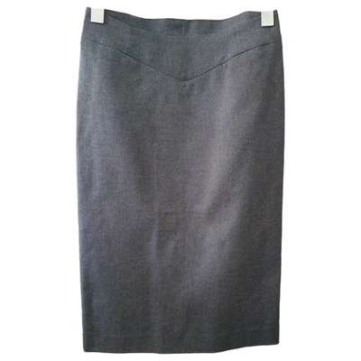 Pre-owned Joseph Mid-length Skirt In Grey