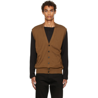 Ermenegildo Zegna High Performance Cardigan In N95 Vicuna