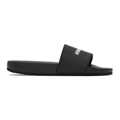 Axel Arigato Pool Slides In Black