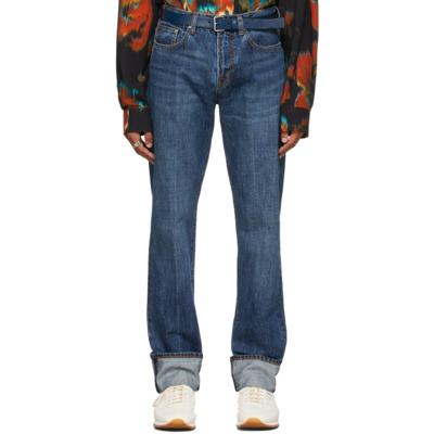 Paul Smith Straight-fit Jeans In Md Blues