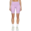 Girlfriend Collective Float High Waist Cycling Shorts In Purple