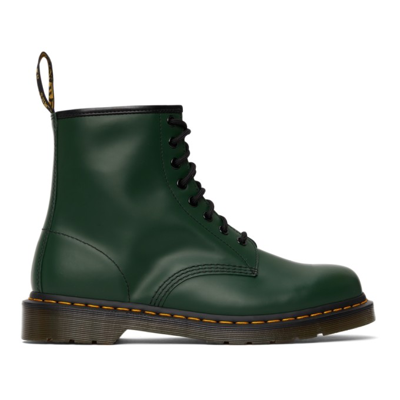 Dr. Martens' 1460 8-eye Leather Boots In Green