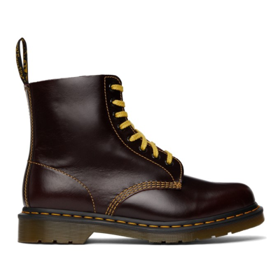 Dr. Martens' 1460 Pascal Atlas Boots In Oxblood