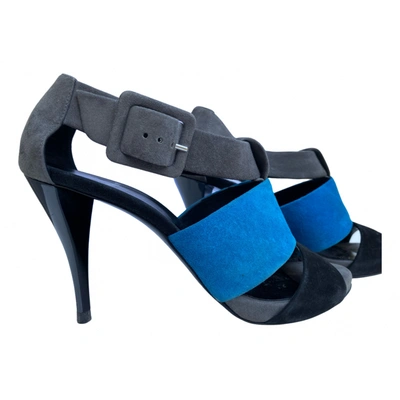 Pre-owned Pierre Hardy Leather Sandals In Blue