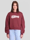 GANNI LOGO SWEATSHIRT