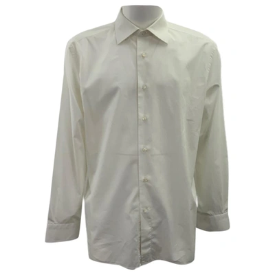 Pre-owned Ermenegildo Zegna Shirt In White