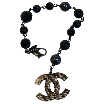Pre-owned Chanel Cc Bracelet In Black