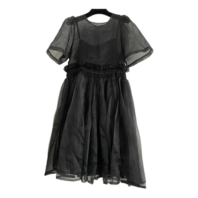 Pre-owned Molly Goddard Mid-length Dress In Black