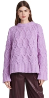 ACNE STUDIOS CABLE KNIT SWEATER,ACNDB31748
