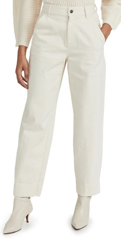 Mara Hoffman Women's Monte Cotton Pleated Pants In White