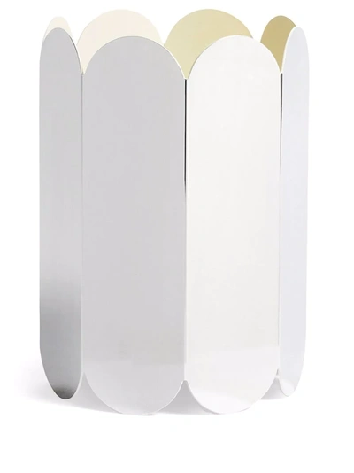 Hay Arcs Mirrored Vase In White