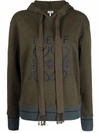 LOEWE EMBROIDERED-LOGO PULLOVER HOODIE