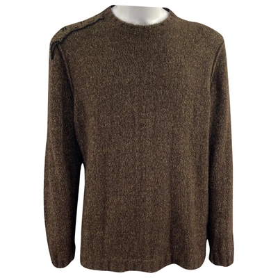 Pre-owned Class Cavalli Wool Pull In Brown