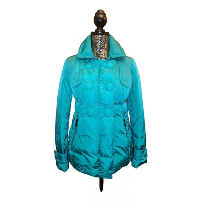 Pre-owned Moncler Puffer In Green