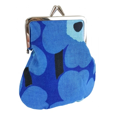 Pre-owned Marimekko Cloth Purse In Blue