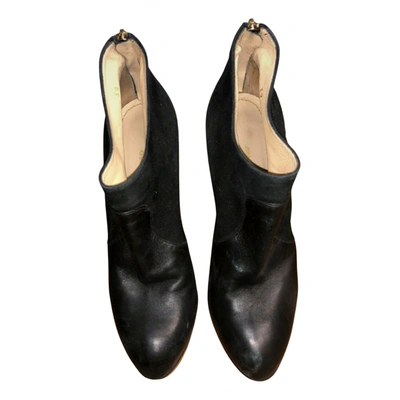Pre-owned Charlotte Olympia Ankle Boots In Black